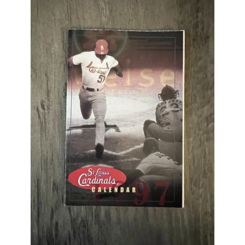 1997 St Louis Cardinals Season Schedule Calendar Starter‎ Good Condition